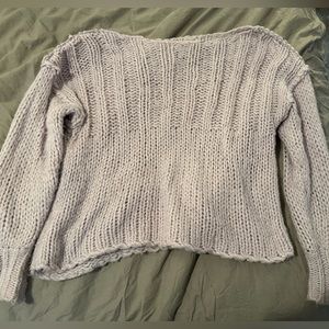 Free People Sweater - oversized and off the shoulder
